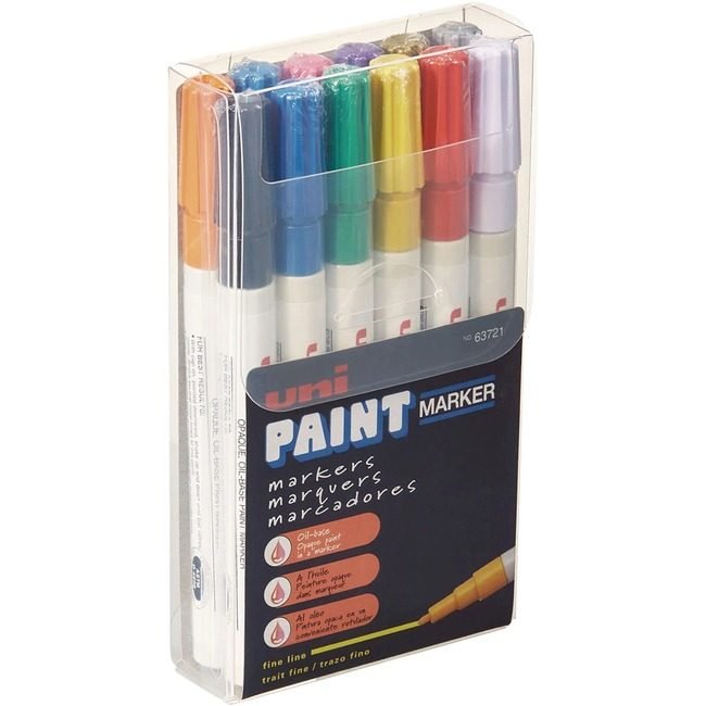 Mitsubishi Pencil Co. / uni-ball Marker Paint PX-21 Fine Assorted UBC63721