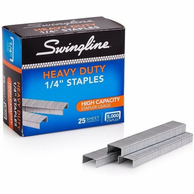 ACCO Brands Swingline Staples Heavy-Duty 1/4" 5000 Count SWI79394