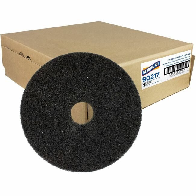 Genuine Joe Pad Floor Black Strip 17" GJO90217