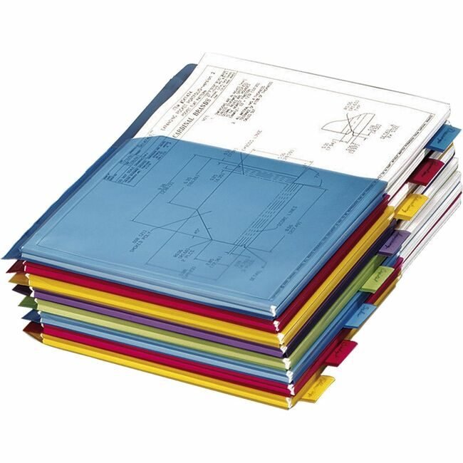 TOPS Products / Cardinal Brands Divider Pkt Exp 8TAB Mi CRD84013