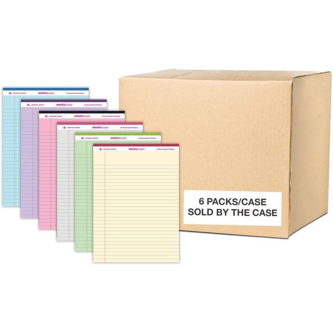 Roaring Spring Paper Products Pads Legal Assorted 11IN ROA74221CS