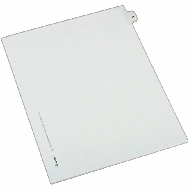 Avery Products Corporation Index Legal Sdtab 24 AVE82222