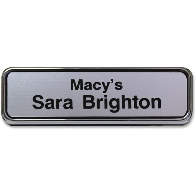 Xstamper Badge Name Framed 1"X3" Sr XSTJ61