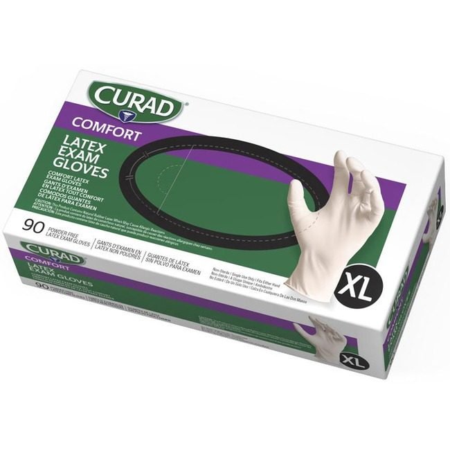 Medline Industries Glove Latex Pf Curad XL MIICUR8107