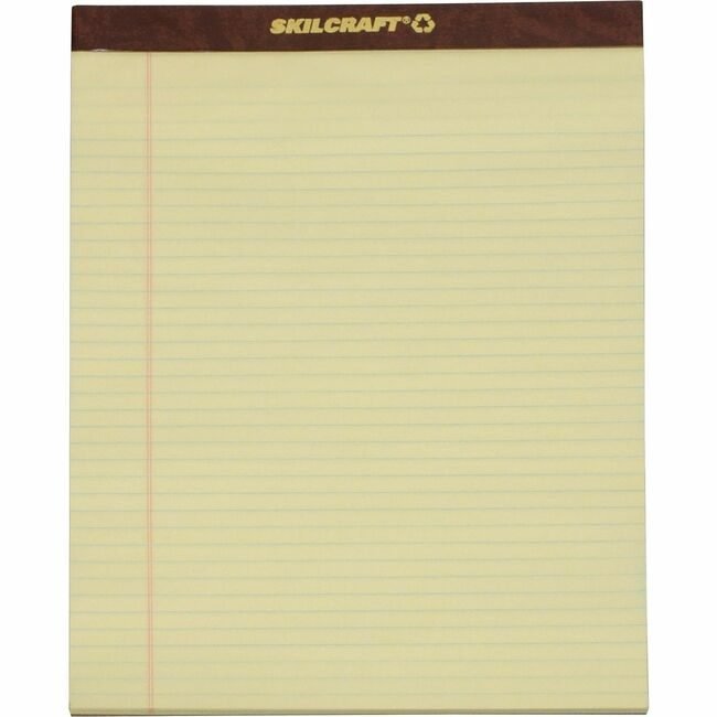 SKU-LEVEL VERIFICATION REQUIRED Pad Writing Legal 8.5X11.75 NSN3566727