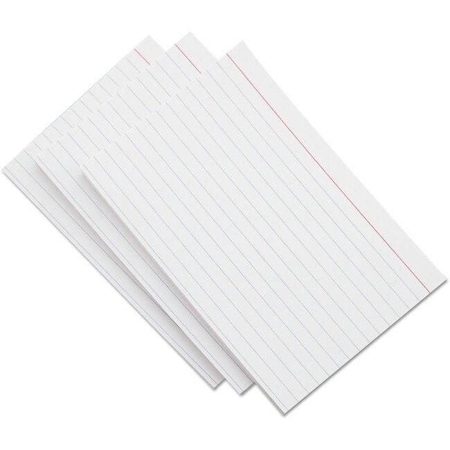 Universal Office Products Card Index Ruled 5X8 We UNV47250