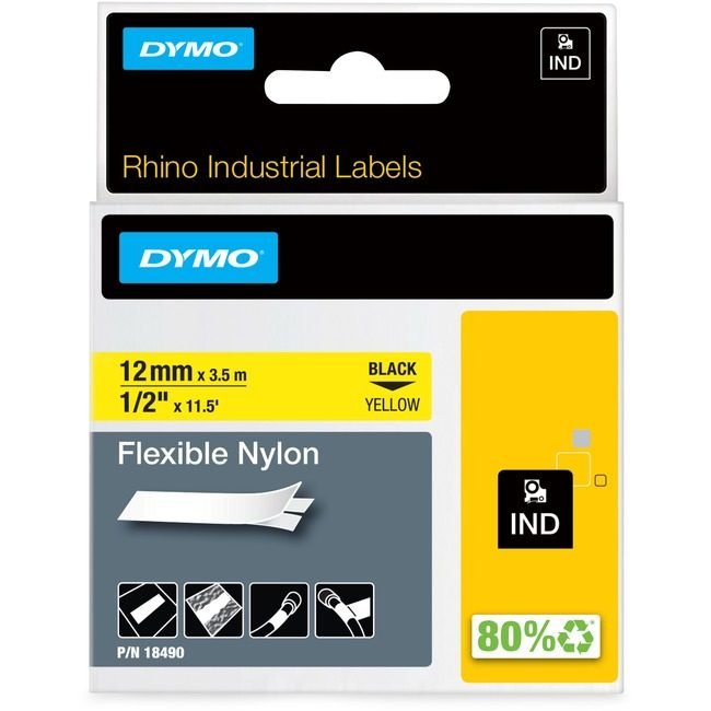 Newell Brands DYMO Label RHINO1/2"X11.5FLX NY DYM18490