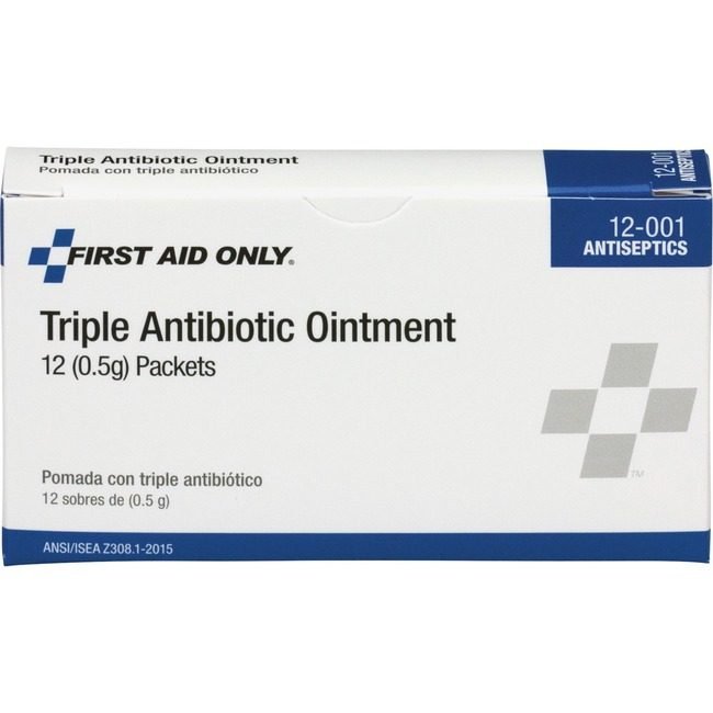 Acme United Corporation First Aid Only Ointment 3X ANTIB 12/BX FAO12-001