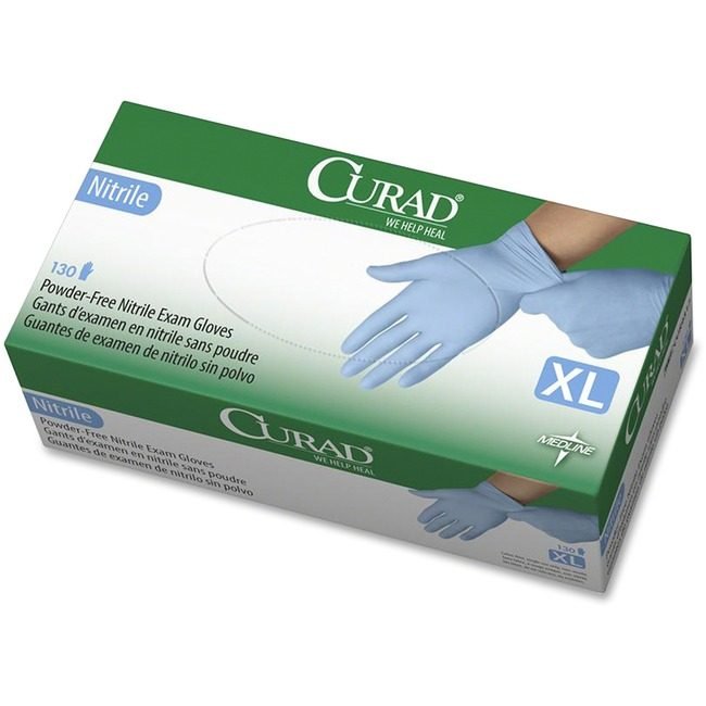 Medline Industries Gloves Exam Nitr Pf XL Be MIICUR9317