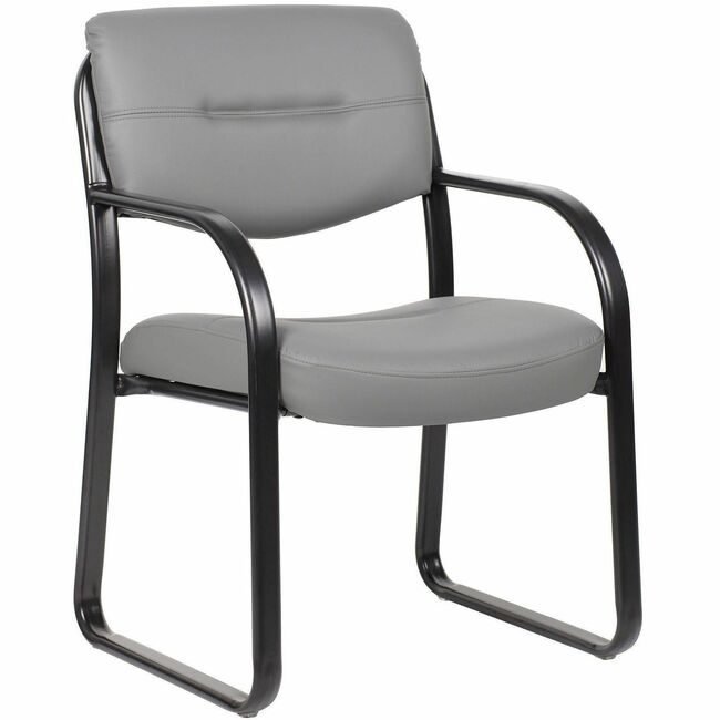 Boss Office Products Chair Side Sledbase Gray BOP9529GY
