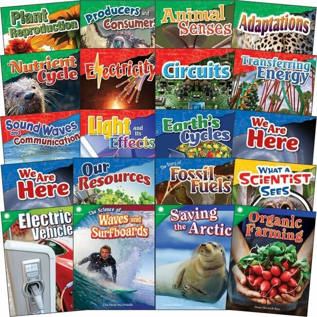Teacher Created Materials / Shell Education Set Book Science GR 4 20-BK SHL126785