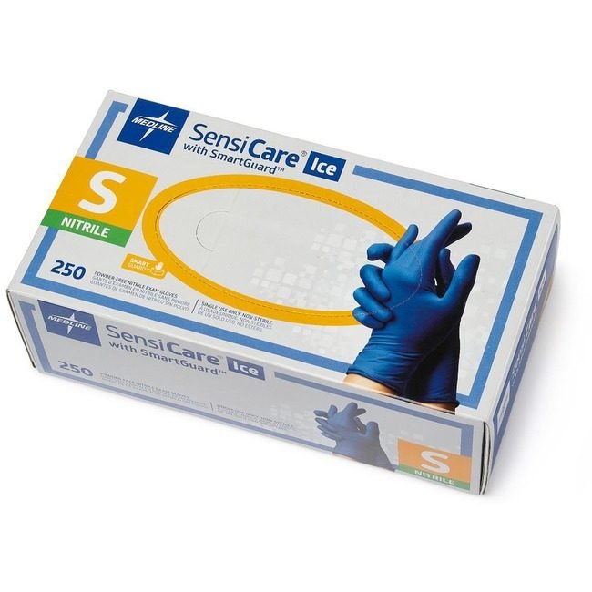 Medline Industries Glove Exm Sensicare-Ice Small MIIMDS6801