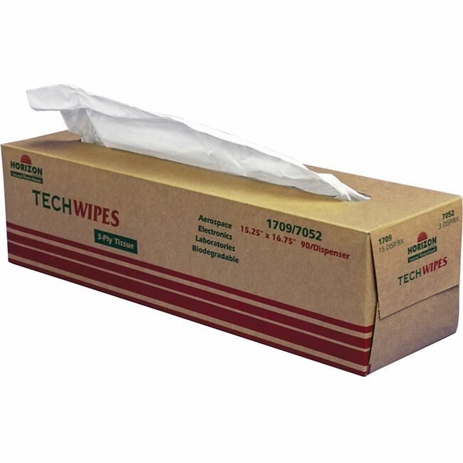 SKU-LEVEL VERIFICATION REQUIRED Wipes Tech 3-PLY 1350 SH/CT NSN9651709