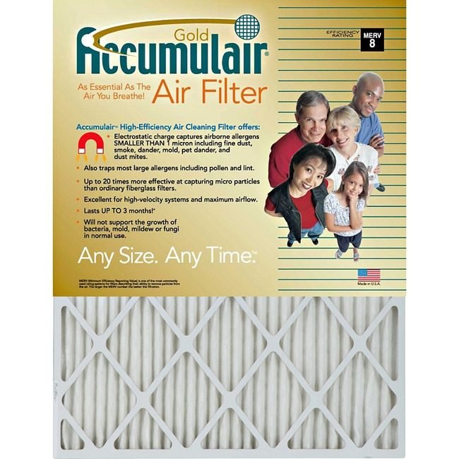 AirFilters.com Accumulair Filter Gold 14X25X1 FLNFB14X254