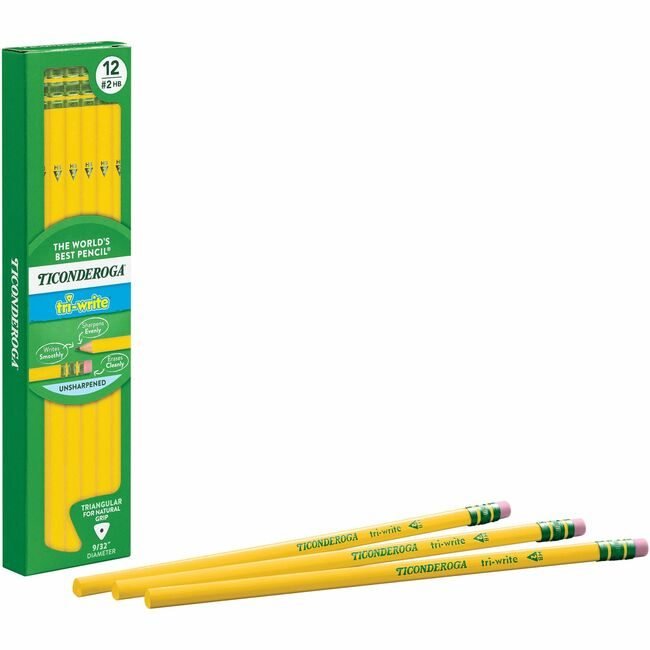 Dixon Ticonderoga Company / Pencil Tri-Write #2HB 12 Count DIX13856