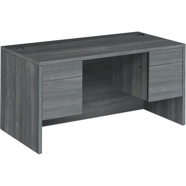 The HON Company Desk Ped 2B1FDRAWER 60"W HON10573LS1