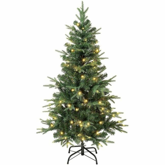 National Tree Company Duxburymixed Led 4.5FT NLT729083232398