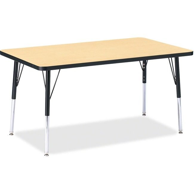 Jonti-Craft, Inc. Table Rectangle 30X48 Mp/Bk JNT6473JCA011