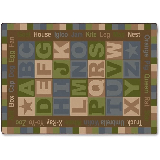 Flagship Carpets Rug Abc Words 109"X132" FCIFM167-58A