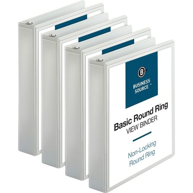 Business Source Binder View Round 1.5" We BSN09955BD