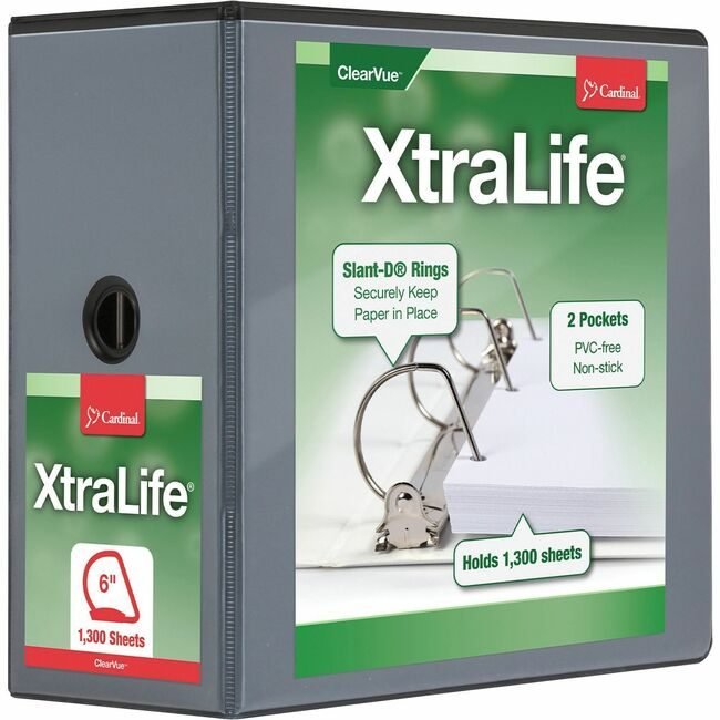 Cardinal Binder X-Life Dring 6" Black CRD26361