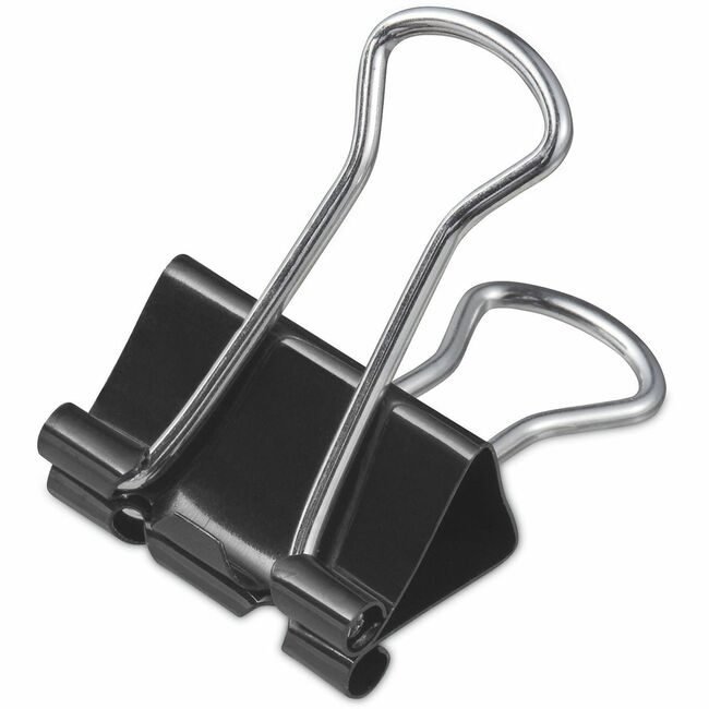 Universal Office Products Clip Binder Sml 36/PK Black UNV10200VP3