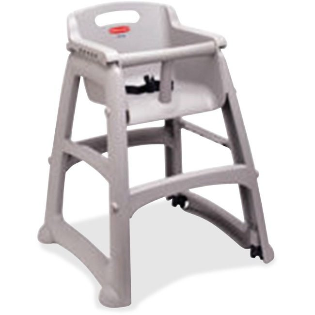 Rubbermaid Commercial Products Chair High Plas Wo Whee RCP780608PLAT