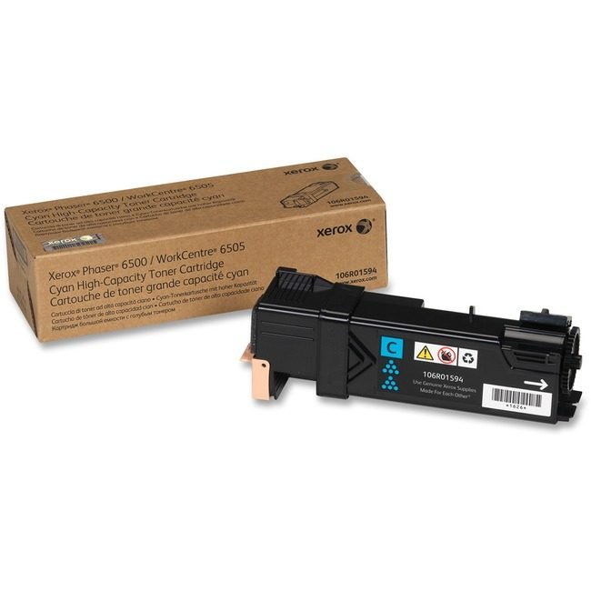 Xerox Corporation Crtdg PSR6500 6505 Hc Cyn XER106R01594