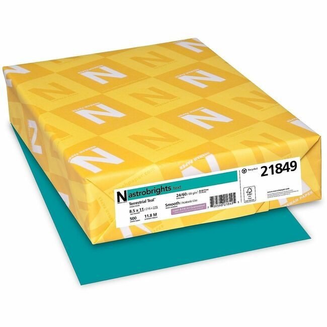 Neenah Paper, Inc. Astrobrights Astrobrt 24# Teresttl WAU21849