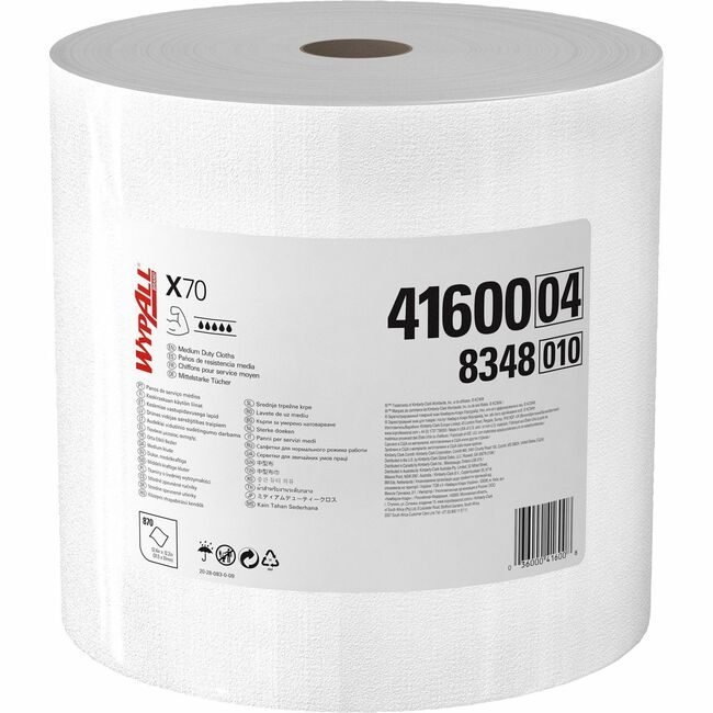 Kimberly-Clark Professional Kleenex / Scott / WypAll / Kimtech Wiper X70 Hydrkt Rl KCC41600