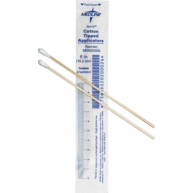 Medline Industries Applicator Tip Cottn 6" 200 MIIMDS202000