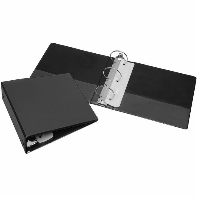Binder View Pckts Rnd 3" Black NSN5104871