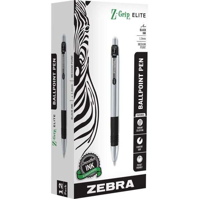 Zebra Pen Corporation Z-Grip Metal Rt Bp 1. ZEB27010