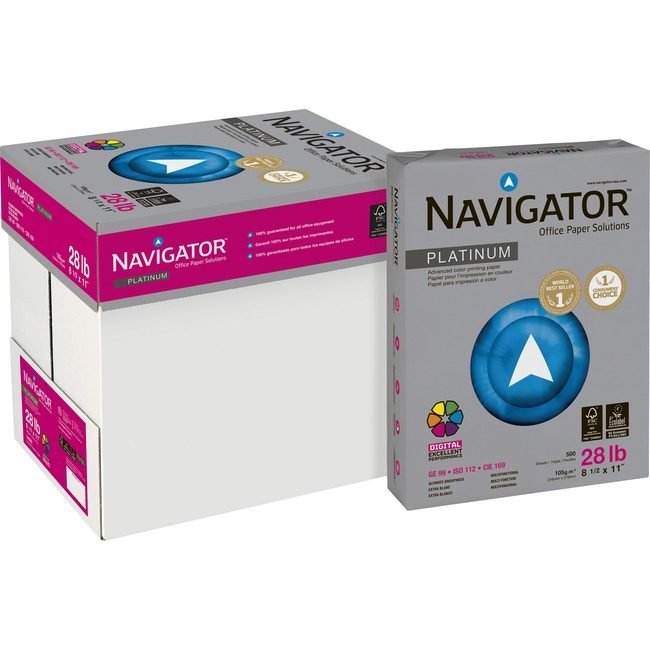 The Navigator Company Discovery Paper Platinum 28# 8.5X11 SNANPL1128