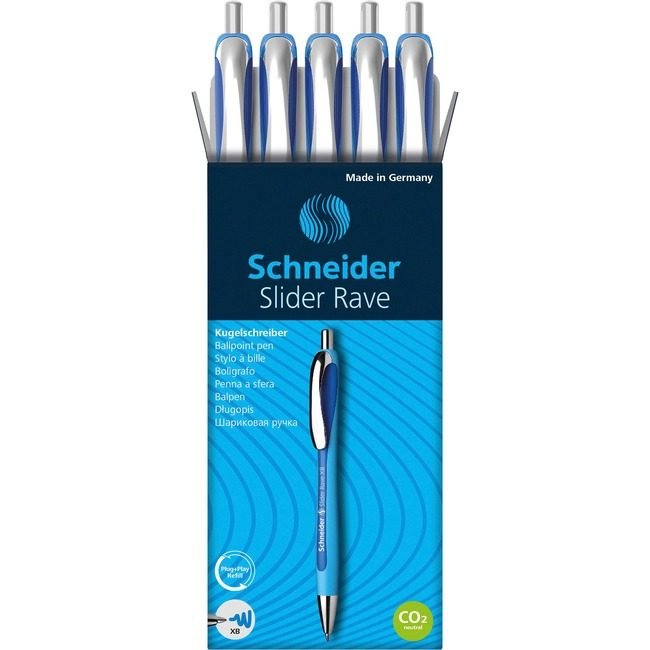 Dominion Blueline, Inc. Schneider Vizz Pen Rave Ballpoint 1.4MM Be RED132503
