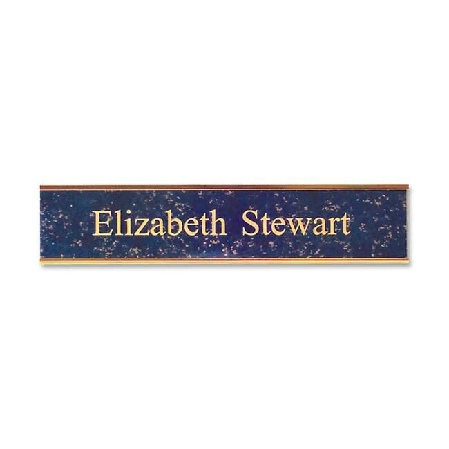 Shachihata / Xstamper Sign Wall Stnd Aluminum 2X10 Gd XSTW35