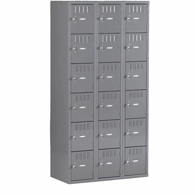 Tennsco Locker Storage 36W18D72H Mg TNNBS6121812CMG
