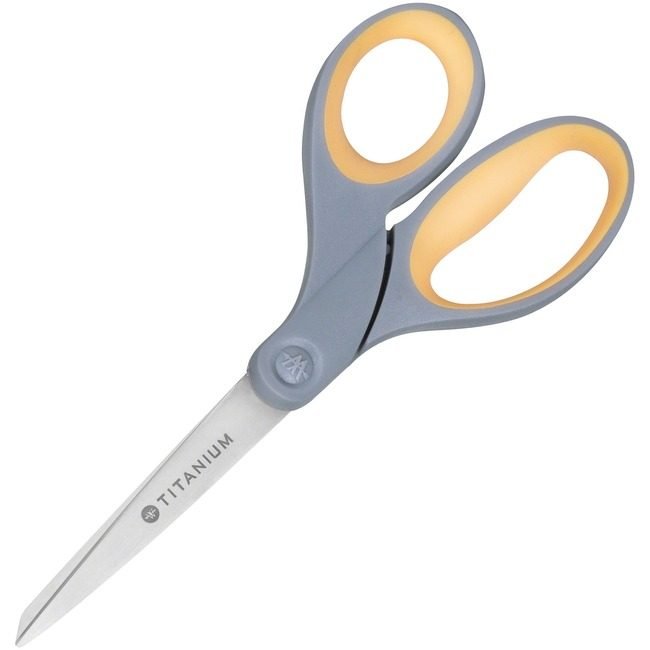 SKU-LEVEL VERIFICATION REQUIRED Scissors Titanm Str 7"GY/YW NSN6296575
