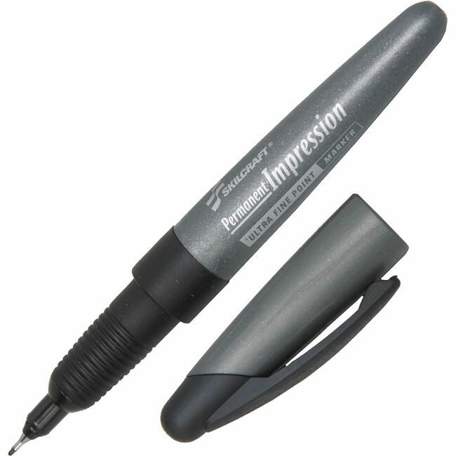 Marker Perm Imprsn Ultfn Black NSN5203153