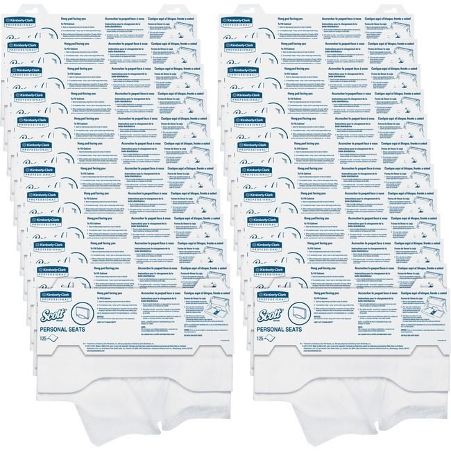 Kimberly-Clark Professional Kleenex / Scott / WypAll / Kimtech Cover Toilet Seat 125/PK KCC07410CT