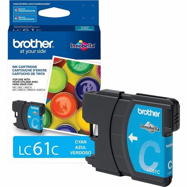 Brother International Cartridge Ink Cyn BRTLC61C