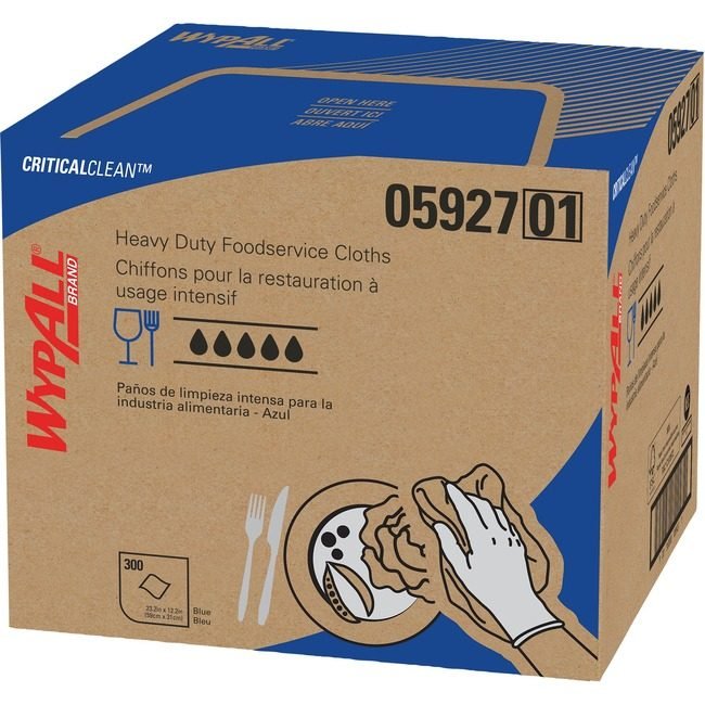 Kimberly-Clark Professional Kleenex / Scott / WypAll / Kimtech Cloth Foodservice.Blue KCC05927