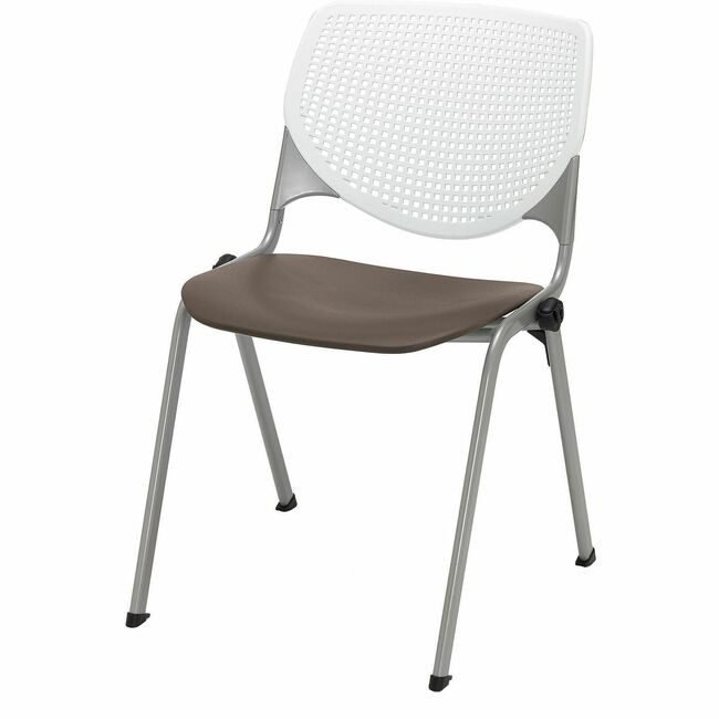 KFI Seating Chair Kool Stack White Brws KFI2300BKB08S18