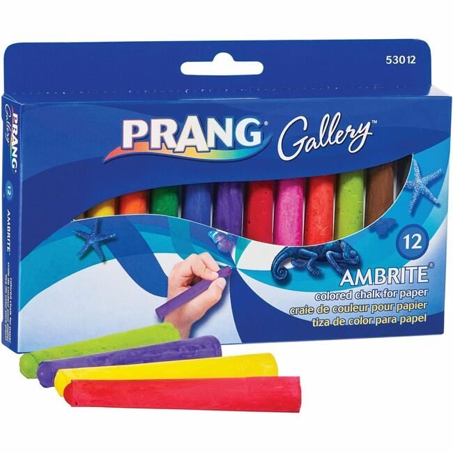 Dixon Ticonderoga Company / Chalk Paper Ambrite Assorted DIX53012