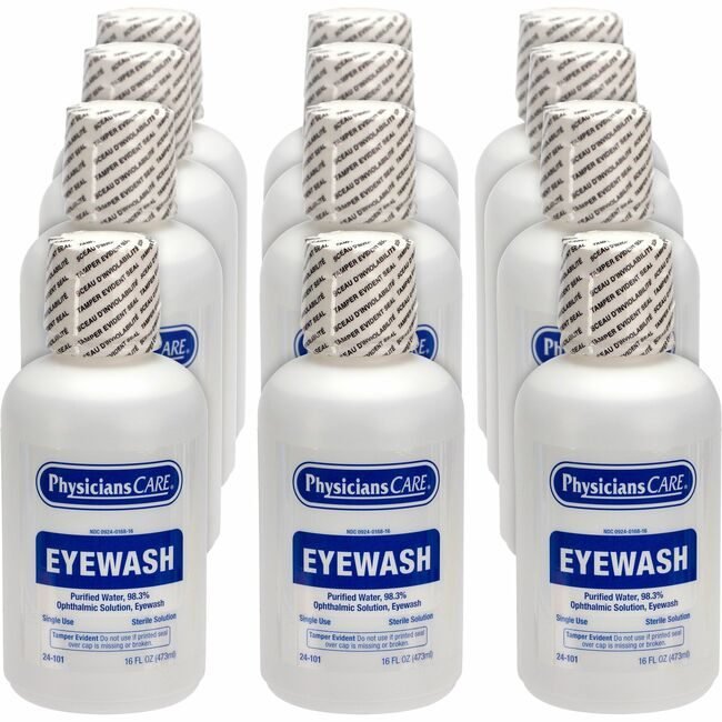 Acme United Corporation First Aid Only Eyewash Bottle 16 OZ FAO24101CT