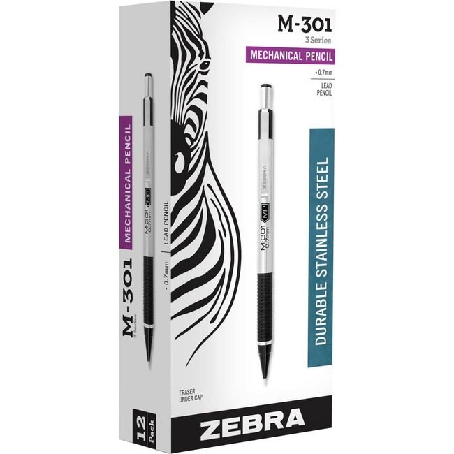Zebra Pen Corporation Pencil Mech 0.7 Black ZEB54310