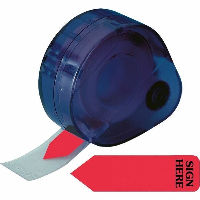 Redi-Tag Flag Signhere Revrsable Red RTG81054