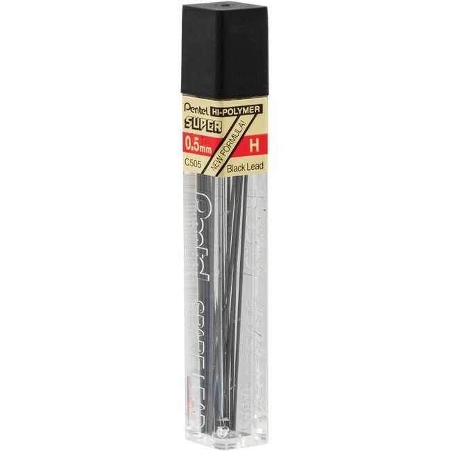 Pentel of America Refill Lead .5MM Black PENC505-H