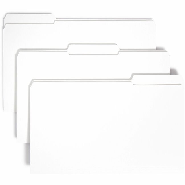 Smead Manufacturing Co. Folder File Legal 1/3 AST White SMD17834