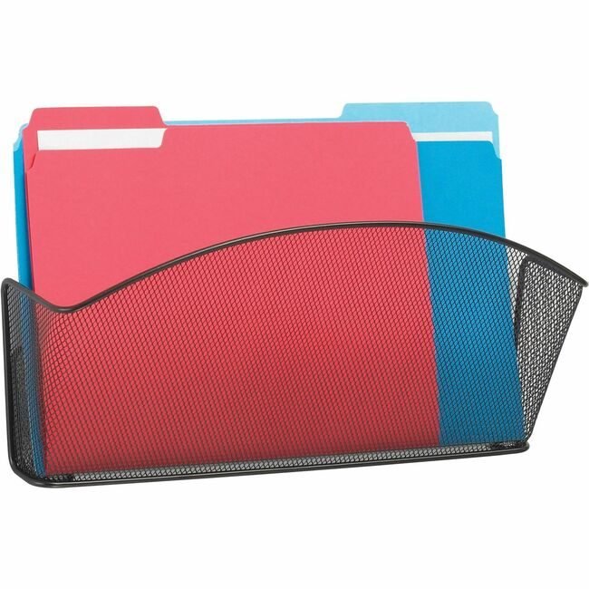 Safco Products Pocket Wall Single Legal Mesh SAF5653BL